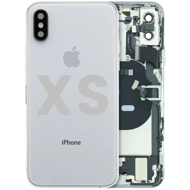 Châssis pour Apple iPhone XS (origine d'occasion — grade B, argent)