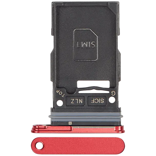 Tiroir SIM pour Samsung Galaxy S25 / S25 Plus (premium, Coral Red)