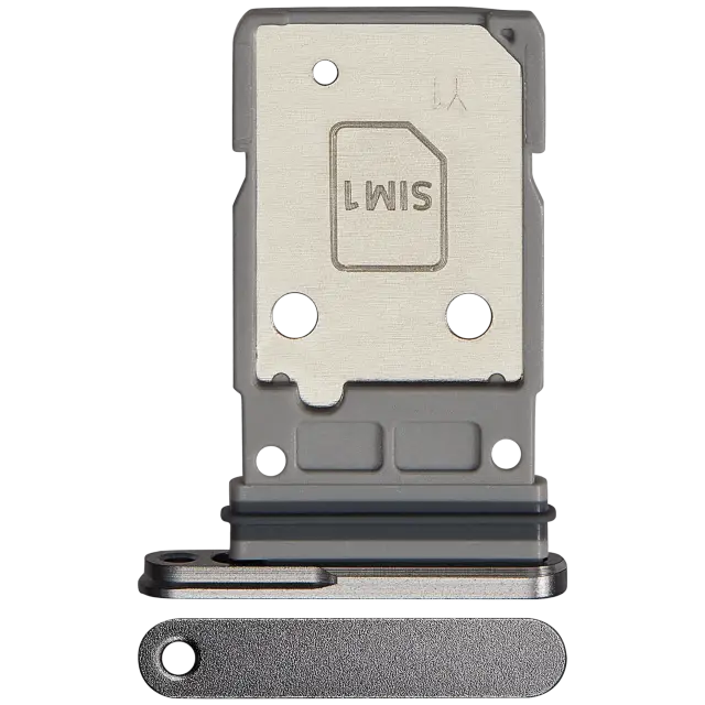 Tiroir SIM pour Samsung Galaxy S25 FE 5G (gris, premium)