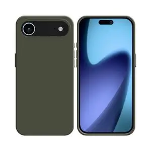 Coque Silicone Compatible pour Apple iPhone Air (#34) Gris Foncé