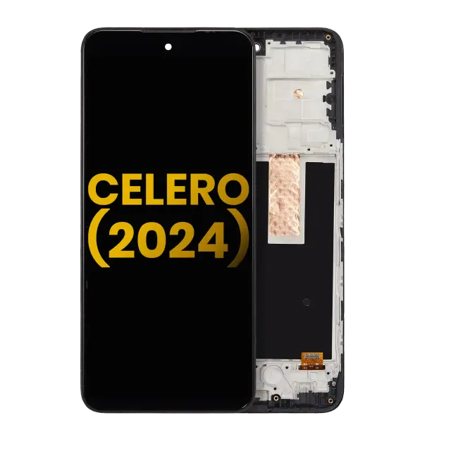 Écran LCD avec châssis pour Boost Mobile Celero 5G (2024) (reconditionné, toutes couleurs)