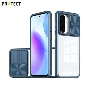 Coque de Protection IE027 PROTECT pour Samsung Galaxy A36 5G A366/Galaxy A56 5G A566 Bleu Marine