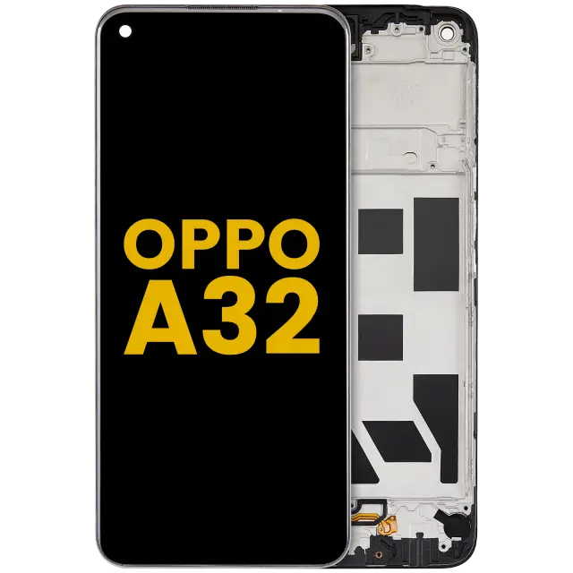 Écran LCD avec châssis pour Oppo A32 (2020) (reconditionné, toutes couleurs)