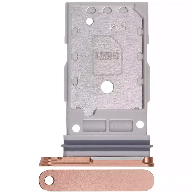 Tiroir double SIM pour Samsung Galaxy S24 5G / S24 Plus 5G (Sandstone Orange)