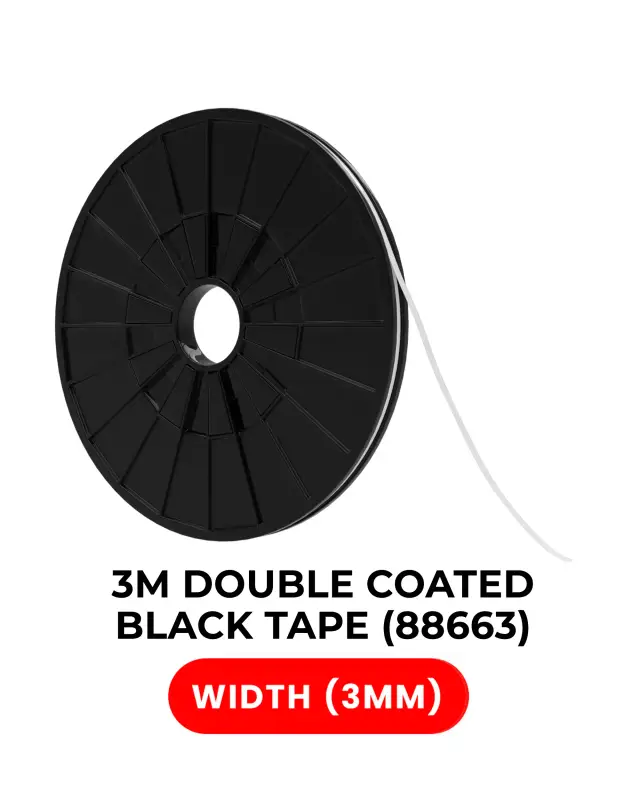 Ruban adhésif double face polyester tesa 88663 — 3 mm × 25 m