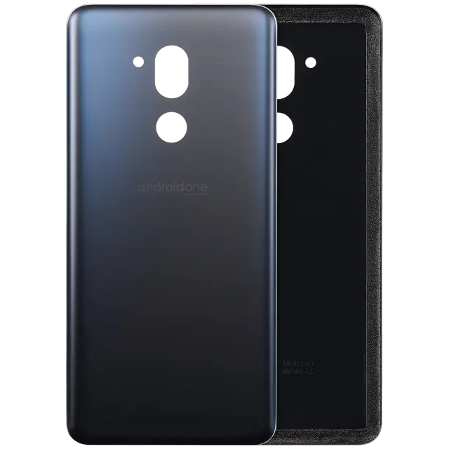 Vitre arrière pour LG G7 One (New Aurora Black)