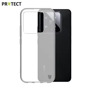 Coque Silicone PROTECT pour Xiaomi 14 Pro Transparent