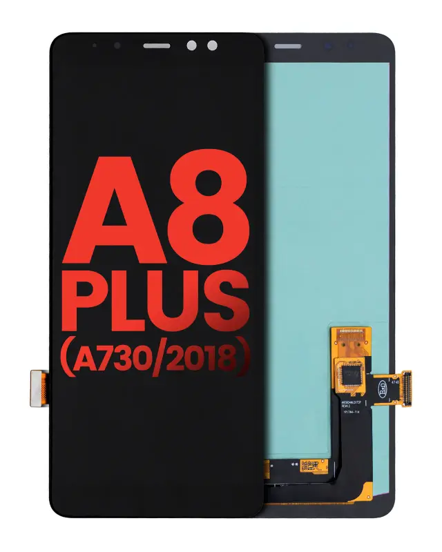 Écran OLED sans châssis pour Samsung Galaxy A8 Plus (A730 / 2018) (compatible premium, toutes couleurs)