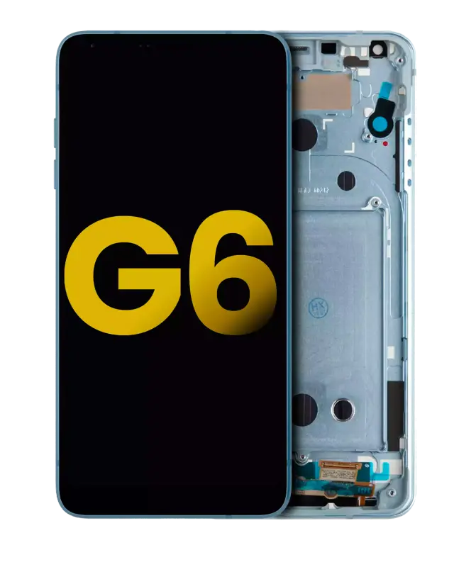 Écran LCD avec châssis pour LG G6 (reconditionné, Marine Blue)
