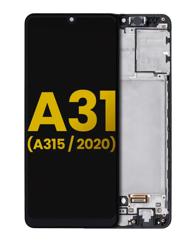 Écran OLED avec châssis pour Samsung Galaxy A31 (A315 / 2020) (reconditionné, toutes couleurs)