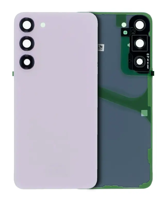 Vitre arrière pour Samsung Galaxy S23 Plus (pack service origine, Lavender)