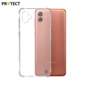 Pack de 10 Coques Silicone Renforcée PROTECT pour Samsung Galaxy A04 A045 Bulk Transparent