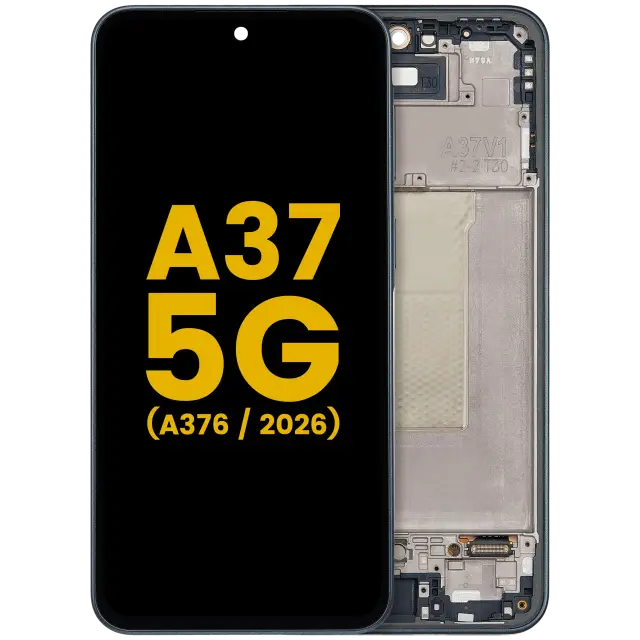 Écran OLED avec châssis pour Samsung Galaxy A37 5G (A376 / 2026) (reconditionné, Graygreen)