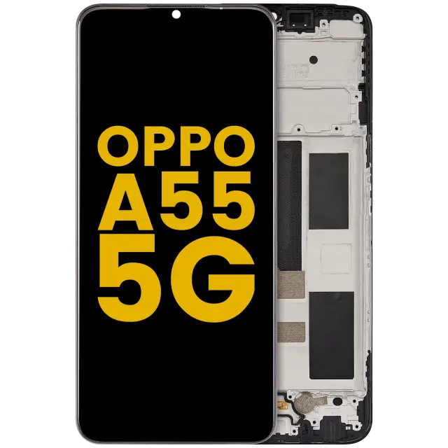 Écran LCD avec châssis pour Oppo A55 5G (2021) (reconditionné, toutes couleurs)