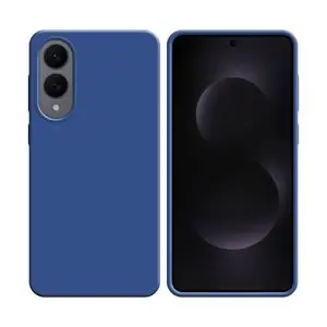 Coque Silicone Compatible pour Samsung Galaxy S25 Edge S937 (#16) Bleu Marine
