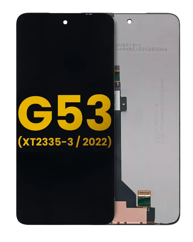 Écran LCD sans châssis pour Motorola Moto G53 (XT2335 / 2022) (reconditionné, toutes couleurs)