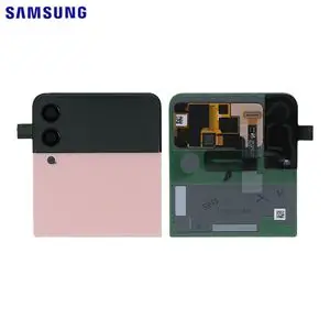 Écran Tactile Externe Original avec Cache Arrière Samsung Galaxy Z Flip 3 5G F711 (Supérieur) GH97-26773J Rose