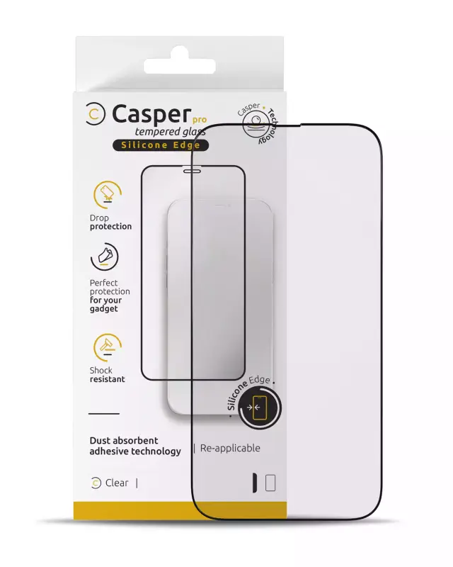 Verre trempé pour iPhone 16 Pro Max / 17 Pro Max / 18 Pro Max (blister, transparent)