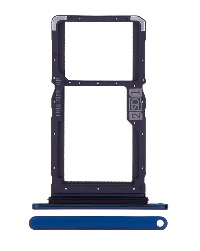 Tiroir SIM pour Motorola One Hyper (XT2027-1 / 2020) (origine, bleu)
