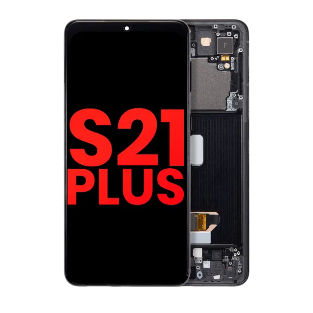 Écran OLED avec châssis pour Samsung Galaxy S21 Plus 5G (noir fantôme)