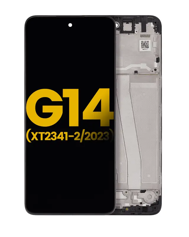 Écran LCD avec châssis pour Motorola Moto G14 (XT2341 / 2023) (reconditionné, toutes couleurs)