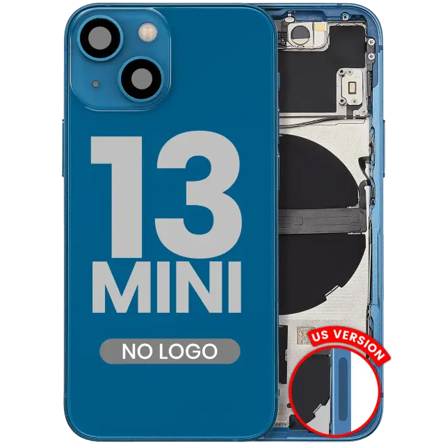 Châssis pour Apple iPhone 13 Mini (version US, compatible premium, bleu)