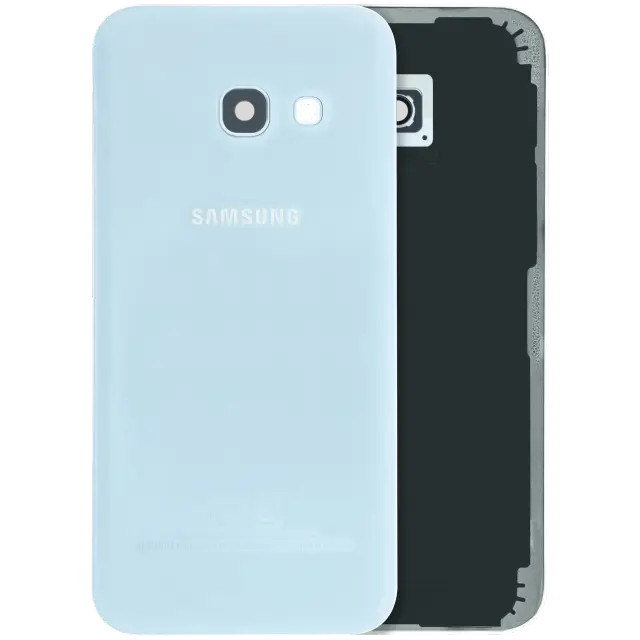 Vitre arrière pour Samsung Galaxy A3 (A320 / 2017) (pack service origine, bleu)