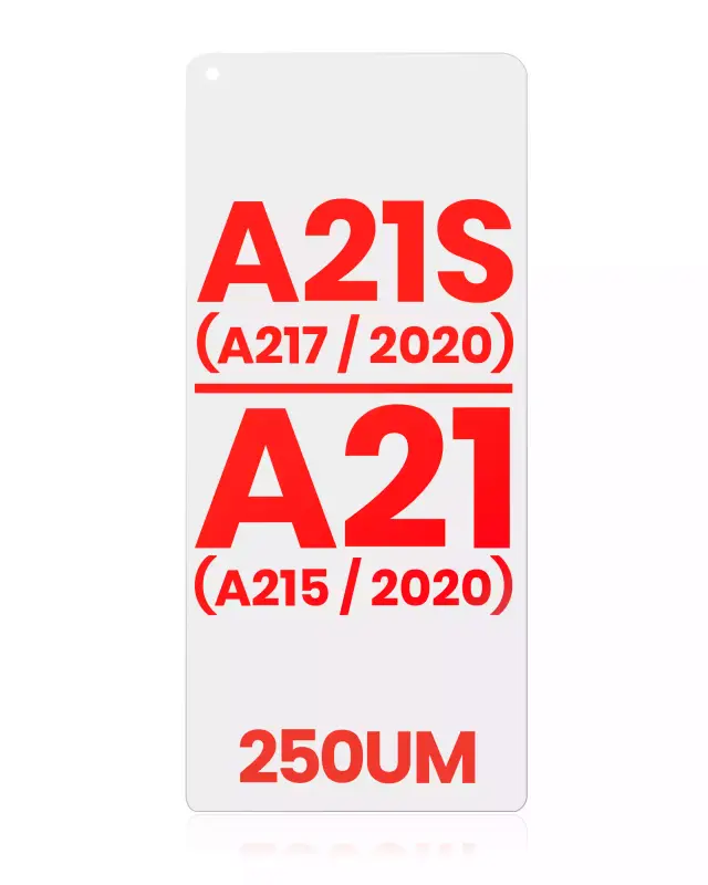 Film OCA pour Samsung Galaxy A21S (A217 / 2020) / A21 (A215 / 2020) (lot de 10, 250 µm)