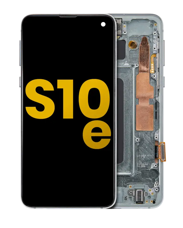 Écran OLED avec châssis pour Samsung Galaxy S10E (reconditionné, Prism Green)