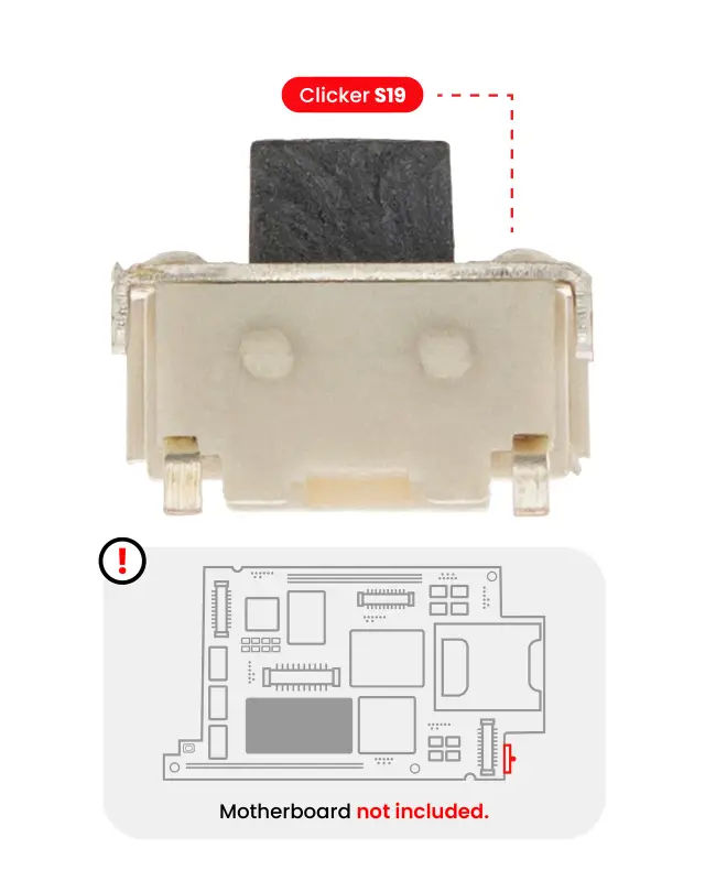 Pièce à microsouder pour Clicker S19