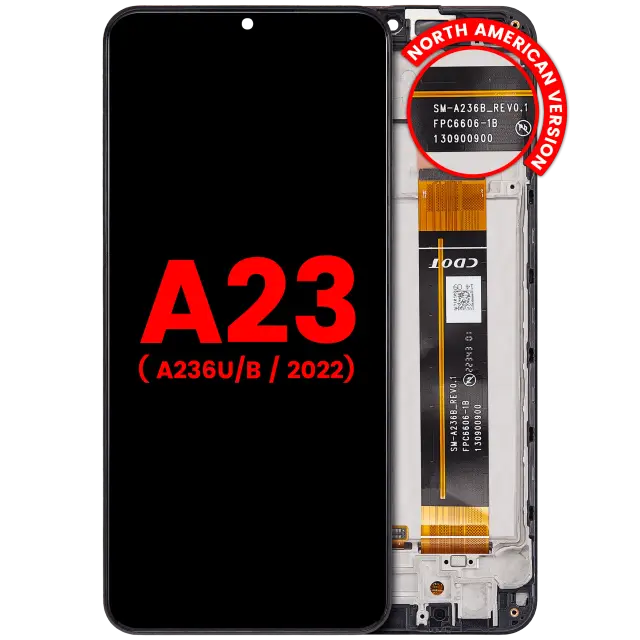 Écran pour Samsung Galaxy A23 5G (A236U / B / 2022) (North American U / B Version, compatible, toutes couleurs)