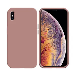 Coque Silicone Compatible pour Apple iPhone XS Max (#06) Rose