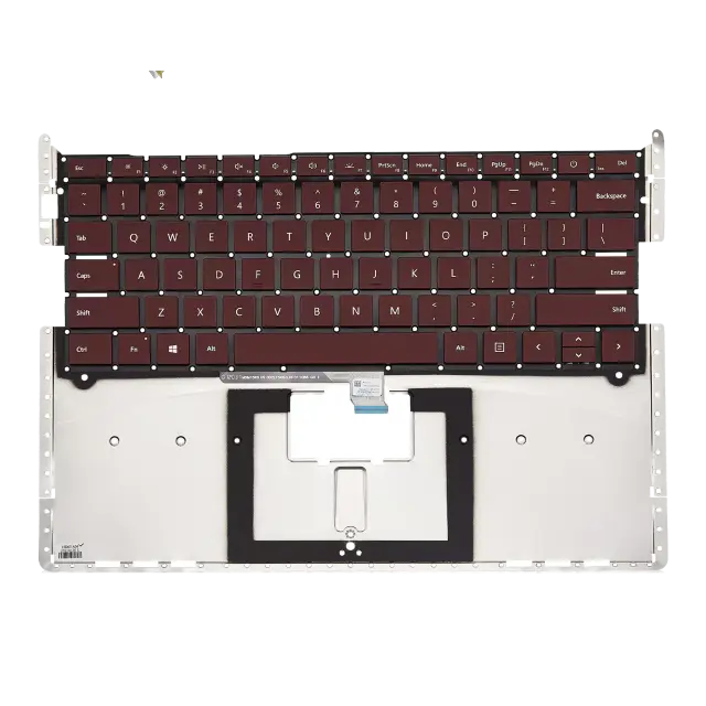 Clavier seul pour Microsoft Surface Laptop 1 / Laptop 2 13.5" (1769) (rouge)