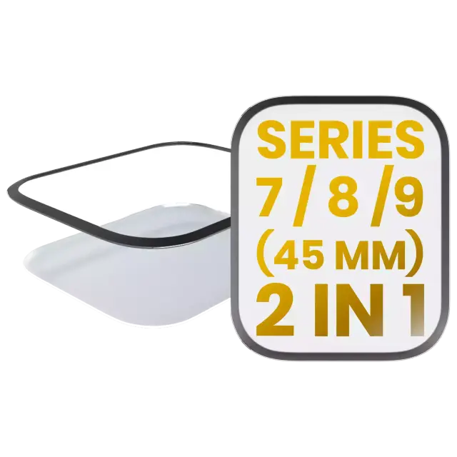 Vitre d’écran avec OCA pour Apple Watch Series 7 / 8 / 9 (45MM)
