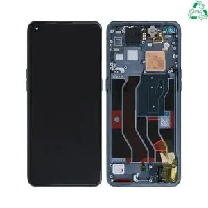 Écran Tactile Original Refurb avec Châssis (PIEC) OPPO Find X3 Pro Bleu