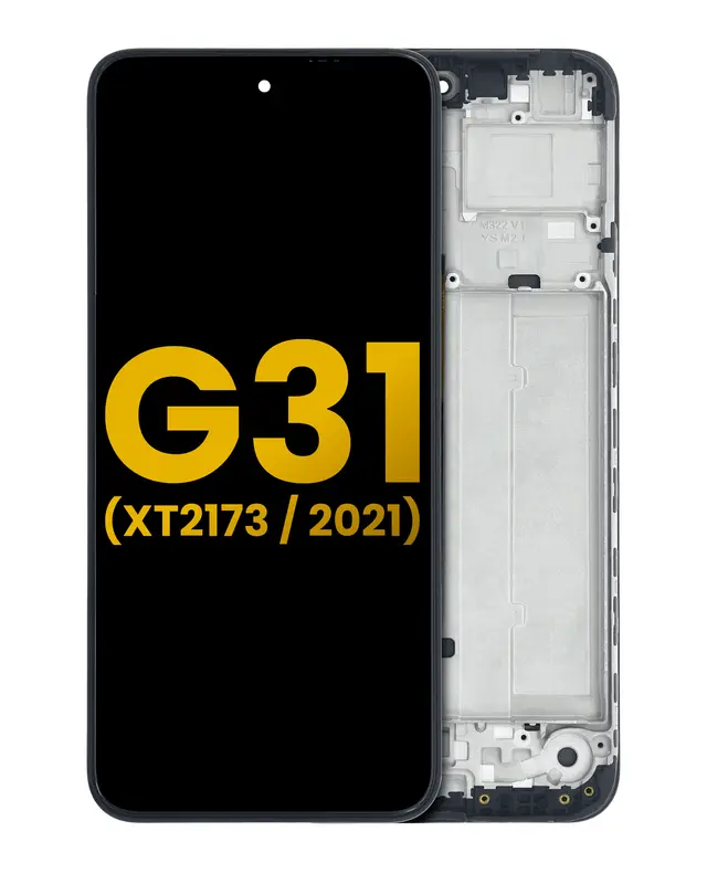 Écran OLED avec châssis pour Motorola Moto G31 (XT2173 / 2021) (reconditionné, toutes couleurs)
