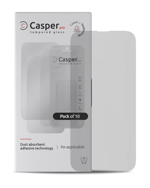 Verre trempé pour iPhone 15 Pro (lot de 10, Matte)