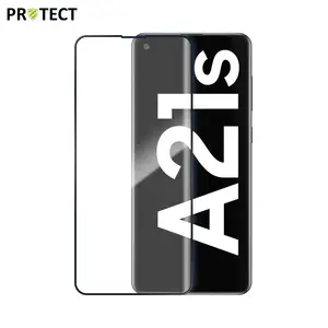Pack Verre Trempé Intégral PROTECT pour Samsung Galaxy A21S A217F x10 Noir