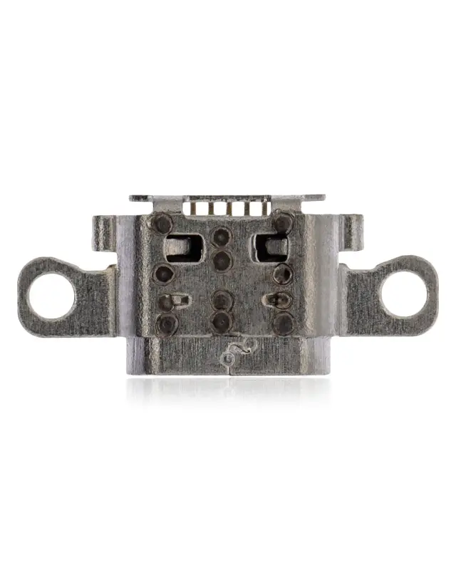 Connecteur de charge à souder — format Micro B, 5 broches, 4 points de fixation (C258)