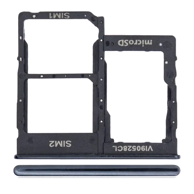 Tiroir SIM pour Samsung Galaxy A40 (A405 / 2019) (noir)
