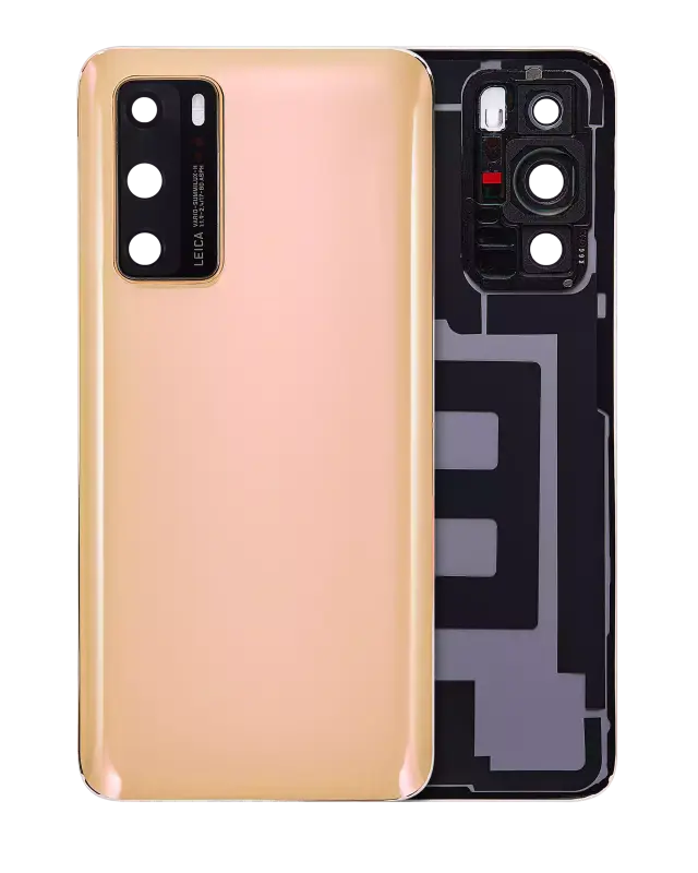 Vitre arrière pour Huawei P40 (Blush Gold)