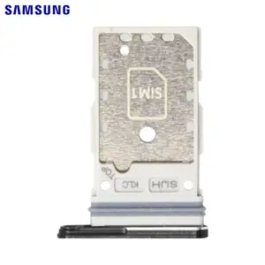 Tiroir SIM Original Samsung Galaxy S22 S901/Galaxy S22 Plus S906 GH98-47086A Noir