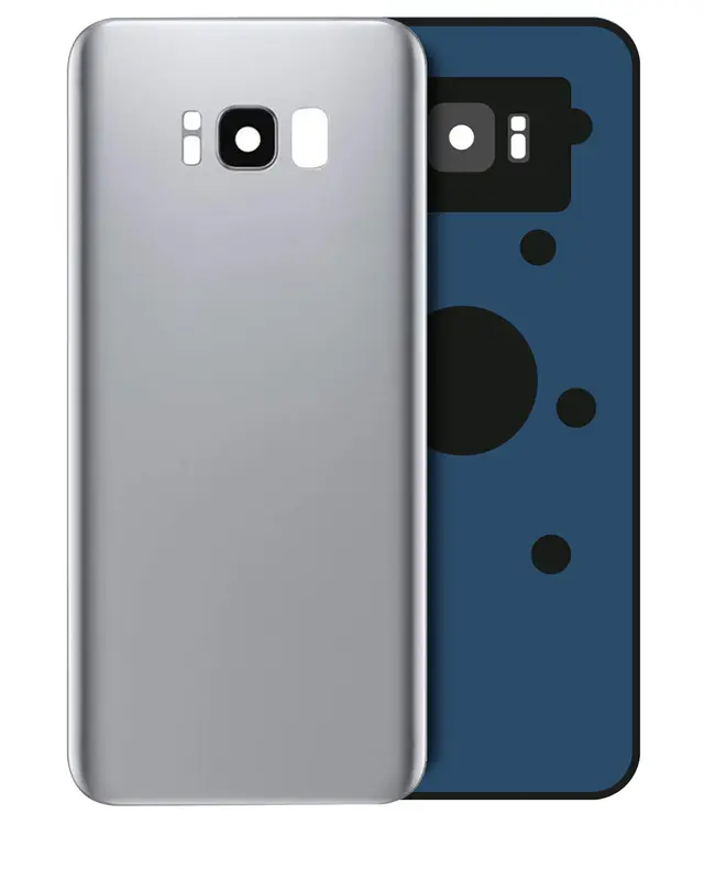 Vitre arrière pour Samsung Galaxy S8 (pack service origine, Arctic Silver)
