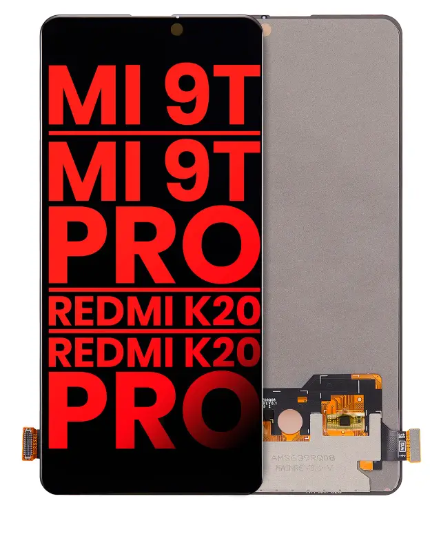Écran OLED sans châssis pour Xiaomi Mi 9T / 9T Pro / K20 / K20 Pro (compatible premium, toutes couleurs)