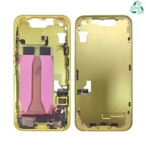 Châssis Intermédiaire Aftermarket (PIEC) Apple iPhone 14 Jaune