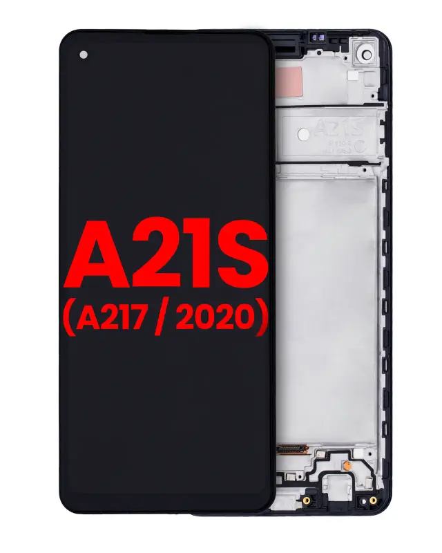 Écran LCD avec châssis pour Samsung Galaxy A21s (A217 / 2020) (compatible premium, toutes couleurs)