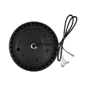 Roue Moteur 250W Complète Xiaomi Mi Electric Scooter M365/Mi Electric Scooter 1S/Mi Electric Scooter Essential avec Pneu Plein Alvéolé Noir