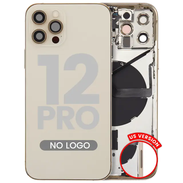 Châssis pour Apple iPhone 12 Pro (version US, compatible premium, or)
