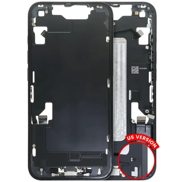 Châssis pour Apple iPhone 16e / 17e (version US, origine d'occasion — grade B, noir)