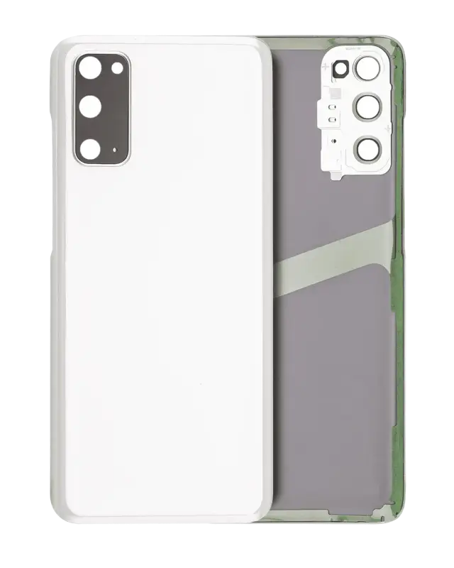 Vitre arrière pour Samsung Galaxy S20 5G (pack service origine, Cloud White)
